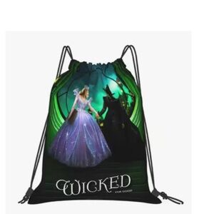 Wicked Drawstring Backpack - Green & Purple Kids Bag